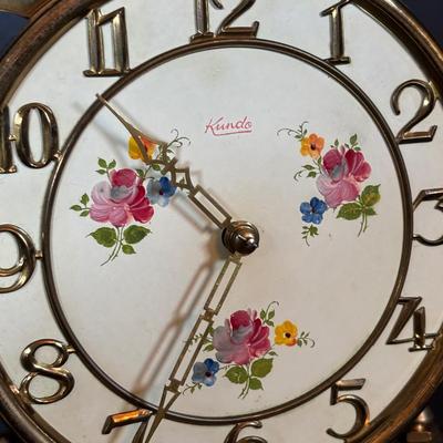 LOT 94: Collection of 3 Made in Germany Anniversary Clocks & Carriage Clock