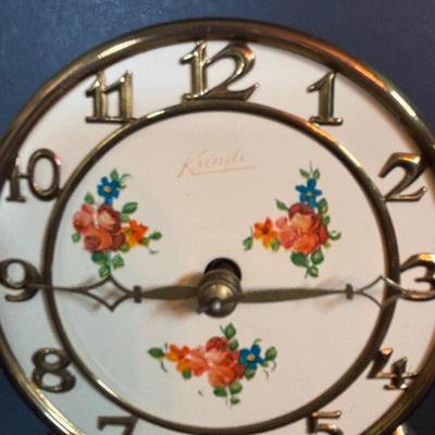 LOT 94: Collection of 3 Made in Germany Anniversary Clocks & Carriage Clock