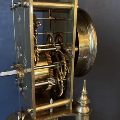 LOT 98: Collection of 3 Vintage Anniversary Clocks: Elgin/S. Haller, W. Germany, Gustav Becker