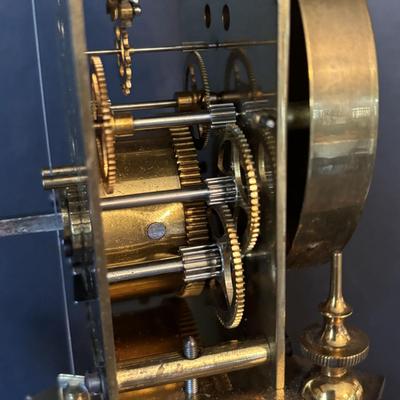 LOT 98: Collection of 3 Vintage Anniversary Clocks: Elgin/S. Haller, W. Germany, Gustav Becker