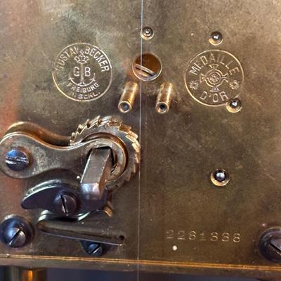 LOT 98: Collection of 3 Vintage Anniversary Clocks: Elgin/S. Haller, W. Germany, Gustav Becker