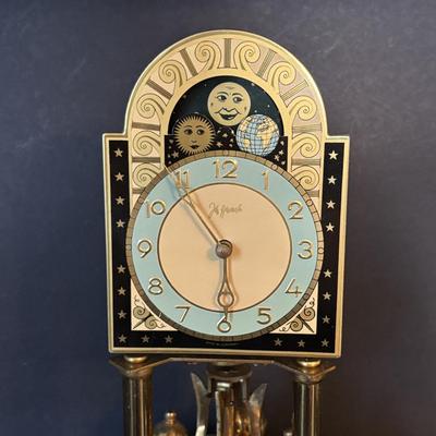LOT 99: Vintage Anniversary Clocks: John Wanamaker 400-Day & Junghans 400-Day