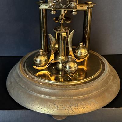 LOT 99: Vintage Anniversary Clocks: John Wanamaker 400-Day & Junghans 400-Day