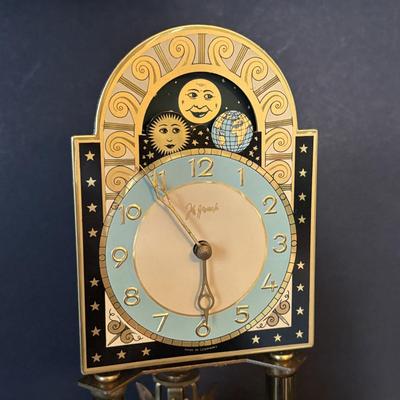 LOT 99: Vintage Anniversary Clocks: John Wanamaker 400-Day & Junghans 400-Day