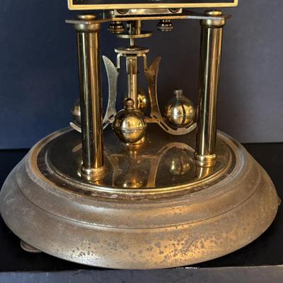 LOT 99: Vintage Anniversary Clocks: John Wanamaker 400-Day & Junghans 400-Day