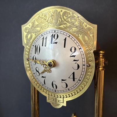 LOT 99: Vintage Anniversary Clocks: John Wanamaker 400-Day & Junghans 400-Day