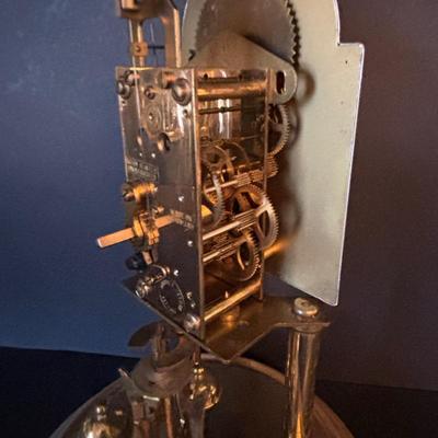 LOT 100: Vintage John Wanamaker Anniversary Clock & Unmarked Mantel/Anniversary Clock - Made in Germany