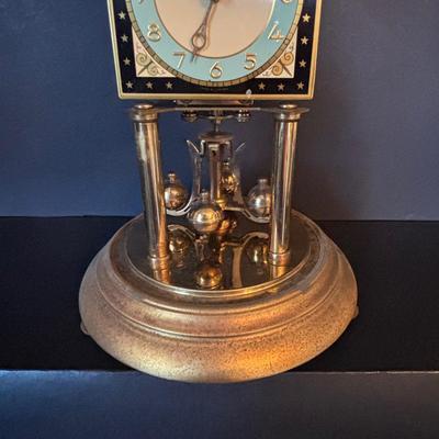 LOT 100: Vintage John Wanamaker Anniversary Clock & Unmarked Mantel/Anniversary Clock - Made in Germany