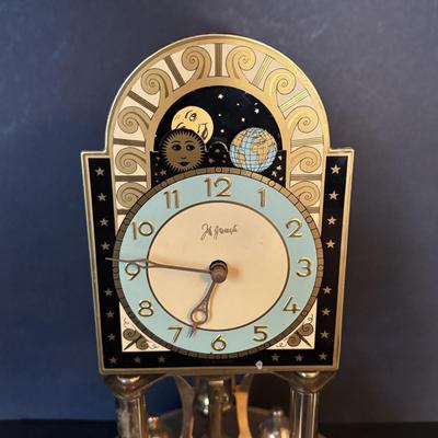 LOT 100: Vintage John Wanamaker Anniversary Clock & Unmarked Mantel/Anniversary Clock - Made in Germany