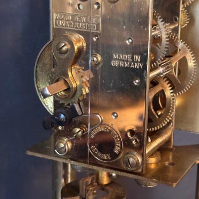 LOT 100: Vintage John Wanamaker Anniversary Clock & Unmarked Mantel/Anniversary Clock - Made in Germany