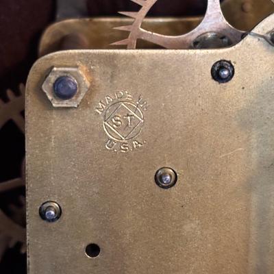 LOT 101: Seth Thomas Beehive Mantel Clock, Barigo Wood Wall Barometer, Germany & Atco Wood Wall Barometer, Germany