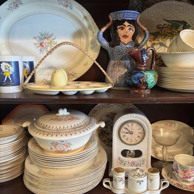 LOT 102: China Cabinet Cleanout