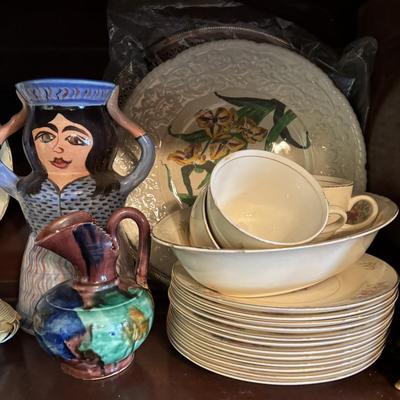 LOT 102: China Cabinet Cleanout