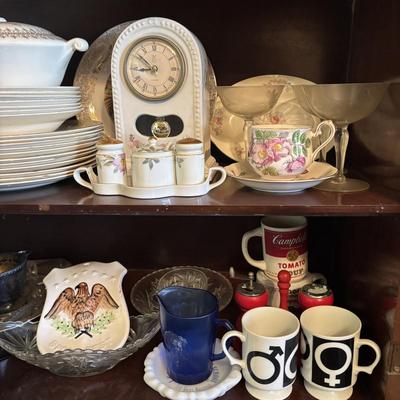 LOT 102: China Cabinet Cleanout