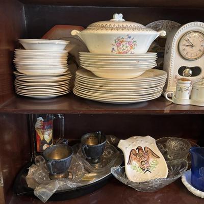 LOT 102: China Cabinet Cleanout