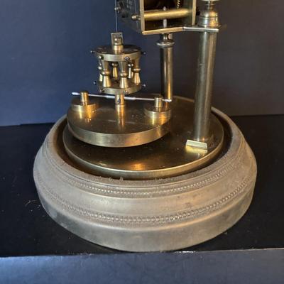 LOT 103: Vintage Germany Jahresuhrenfabrik Floral 400 Day Anniversary Clock and Vintage Schatz, Germany Anniversary Clocks