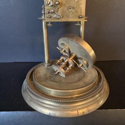 LOT 103: Vintage Germany Jahresuhrenfabrik Floral 400 Day Anniversary Clock and Vintage Schatz, Germany Anniversary Clocks