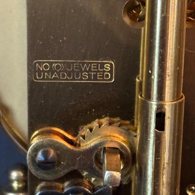 LOT 103: Vintage Germany Jahresuhrenfabrik Floral 400 Day Anniversary Clock and Vintage Schatz, Germany Anniversary Clocks