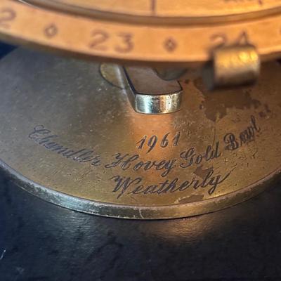 LOT 104: Vintage Imexal 18 Jewel 8-day World Clock, Florn Travel Alarm Clock, Bulova Swiss Made Alarm & Wooden Wall Barometer Made in...