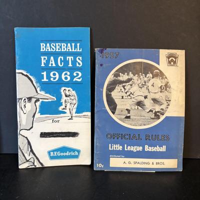 LOT 106: Vintage Rules Books 1956 - 1968: Little League, Major League Baseball, 1965 & 1966 Umpires Manual