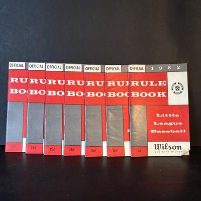 LOT 106: Vintage Rules Books 1956 - 1968: Little League, Major League Baseball, 1965 & 1966 Umpires Manual