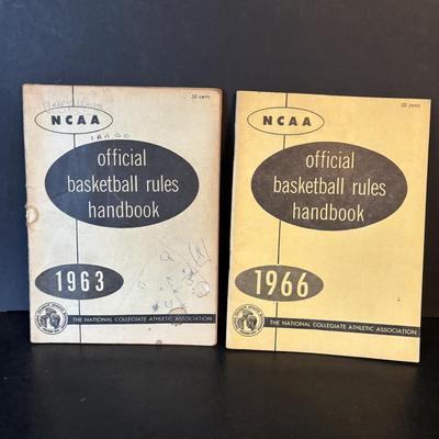 LOT 107: Vintage Sports Rule Books 1956 - 1967: Football, Basketball, Golf, Softball