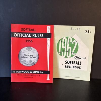 LOT 107: Vintage Sports Rule Books 1956 - 1967: Football, Basketball, Golf, Softball