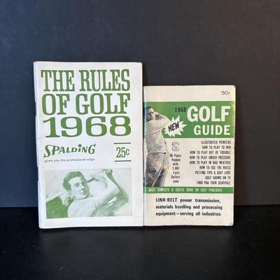 LOT 107: Vintage Sports Rule Books 1956 - 1967: Football, Basketball, Golf, Softball