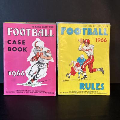 LOT 107: Vintage Sports Rule Books 1956 - 1967: Football, Basketball, Golf, Softball