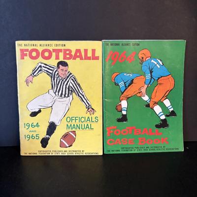 LOT 107: Vintage Sports Rule Books 1956 - 1967: Football, Basketball, Golf, Softball