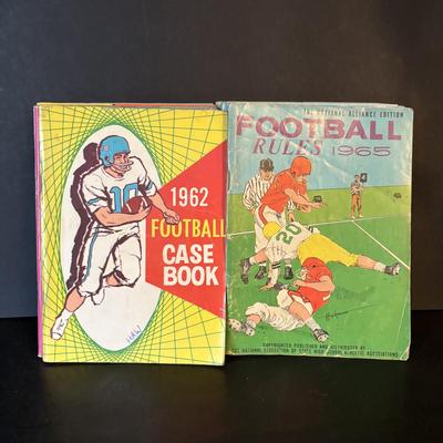 LOT 107: Vintage Sports Rule Books 1956 - 1967: Football, Basketball, Golf, Softball