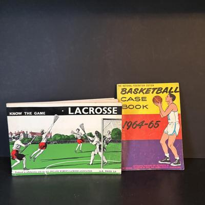 LOT 107: Vintage Sports Rule Books 1956 - 1967: Football, Basketball, Golf, Softball