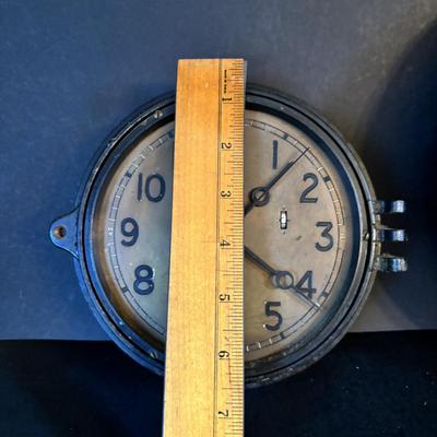 LOT 108: Vintage Ships Clock Collection: Chelsea (no glass) & Seth Thomas