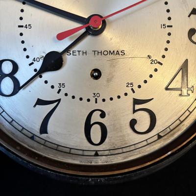 LOT 108: Vintage Ships Clock Collection: Chelsea (no glass) & Seth Thomas