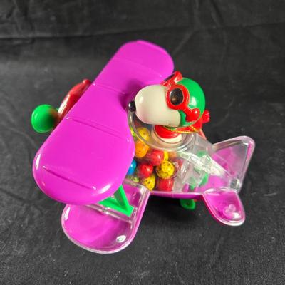 4 Snoopy Candy Container Toys