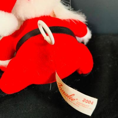 LOT 163: Annalee Holiday Dolls Featuring Lord & Taylor Exclusive 2004 Santa & Mrs Claus: Santa Claus Schoochie and More