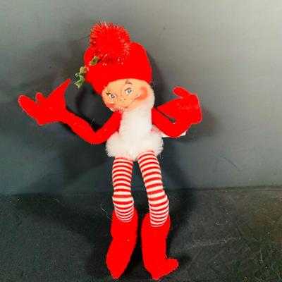 LOT 164: Collection of Four (4) Annalee Holiday Elves from 2003-2005