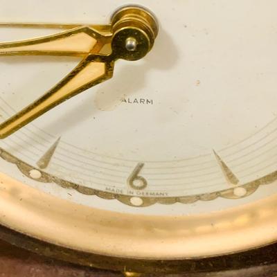 LOT: Collection of Art Deco Desk Clocks Including a Jefferson Golden Hour Mystery /Electric Clock, an Orbros Wind-up Desk Clock with...