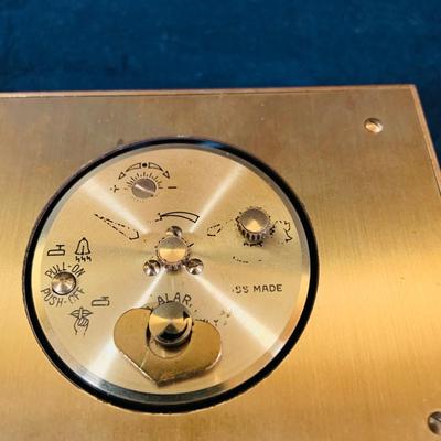 LOT 171: Collection of Art Deco Desk Clocks Including Kundo Mechanical Boxed Shaped Clock, Swiza 8 Alarm Clock, Empire State Building...