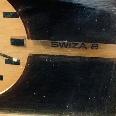 LOT 171: Collection of Art Deco Desk Clocks Including Kundo Mechanical Boxed Shaped Clock, Swiza 8 Alarm Clock, Empire State Building...