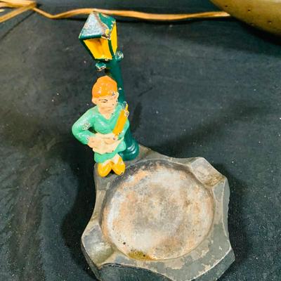 LOT 172: Schaefer Beer Atomic Clock/Light Budweiser and Schmid’s Beer Coasters, Cast iron Ashtray and More