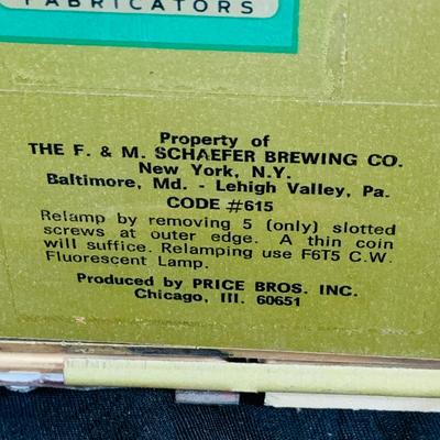 LOT 172: Schaefer Beer Atomic Clock/Light Budweiser and Schmid’s Beer Coasters, Cast iron Ashtray and More