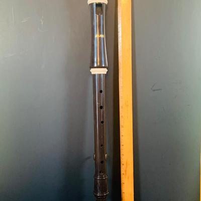 LOT 175; Vintage Aulos Tenor Recorder with Case and Accessories; Marisela Metronome, and Books