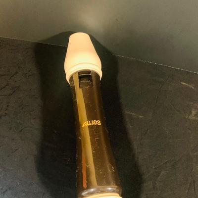 LOT 175; Vintage Aulos Tenor Recorder with Case and Accessories; Marisela Metronome, and Books