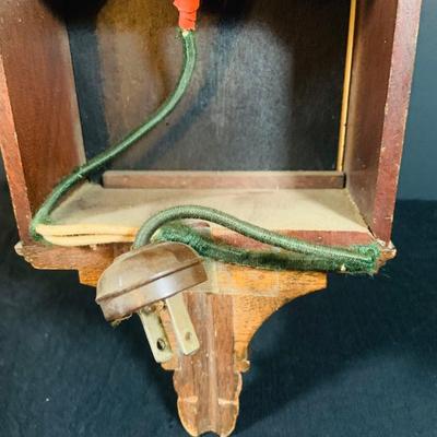 LOT 177: Vintage Banjo Style Techron Nautical Themed Electric Wall Clock Ship’s Wheel Barometer and Vintage Selsi Forecaster Barometer