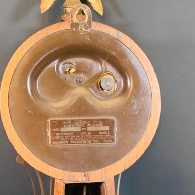 LOT 177: Vintage Banjo Style Techron Nautical Themed Electric Wall Clock Ship’s Wheel Barometer and Vintage Selsi Forecaster Barometer