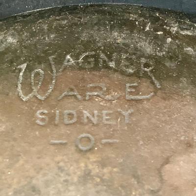 LOT 183: Wagner Cast Iron Skillet and Pot
