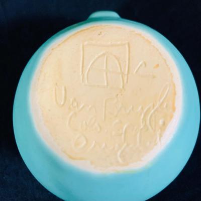 LOT 184: Vintage Ceramic Teddy Bear Cookie Jar and Ceramic Pitchers and a Salada Tea Pot