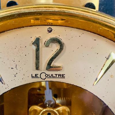 LOT 189: Vintage Le Coultre Table Clock