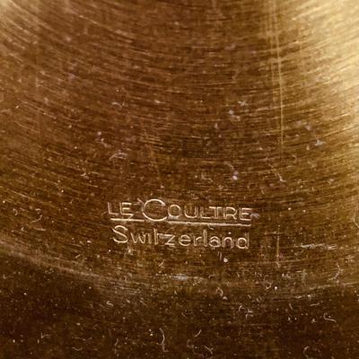 LOT 189: Vintage Le Coultre Table Clock